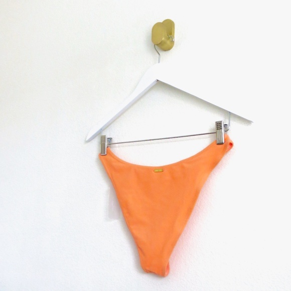 NEW! Kenny Flowers The Key West Terry Sporty Bikini Bottom Orange SZ L - Picture 13 of 15